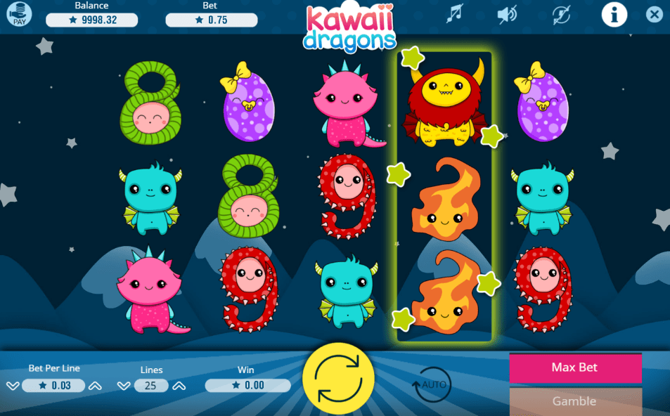 Kawaii Dragons Free Online Slot