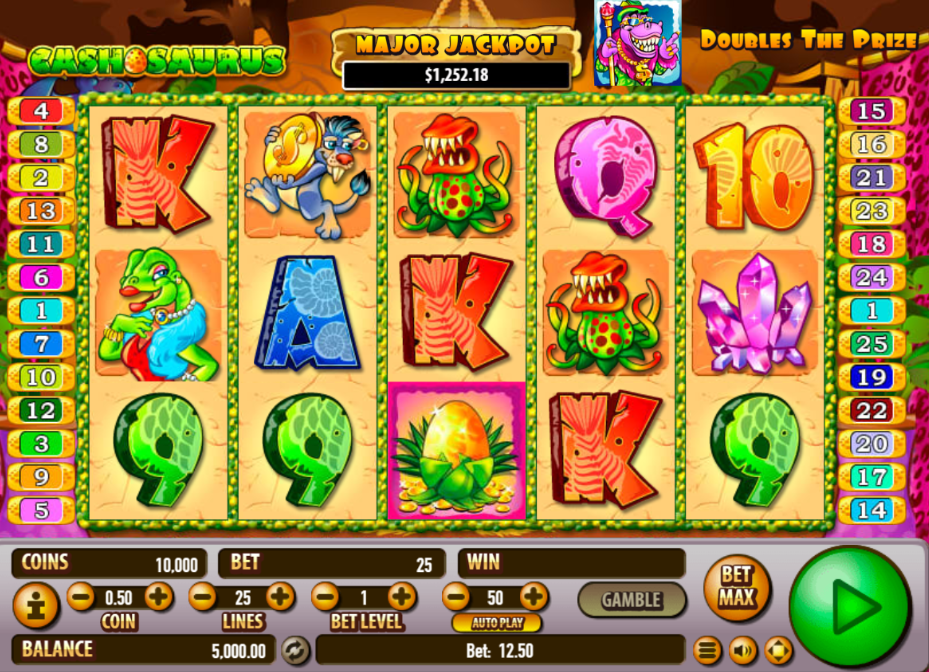 Free Cashosaurus Slot Online