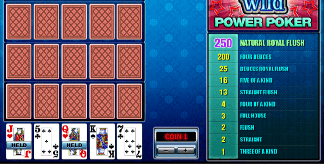 Free Deuces Wild 4H Slot Online