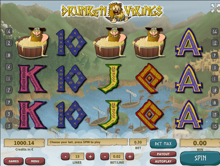 Drunken Vikings Free Online Slot