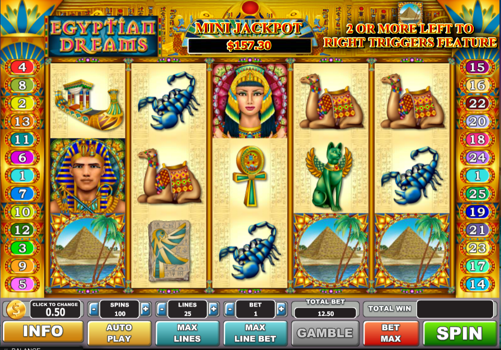 Free Egyptian Dreams Slot Online