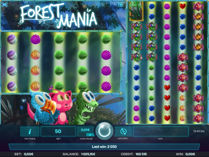 Slot Machine Forest Mania Online Free