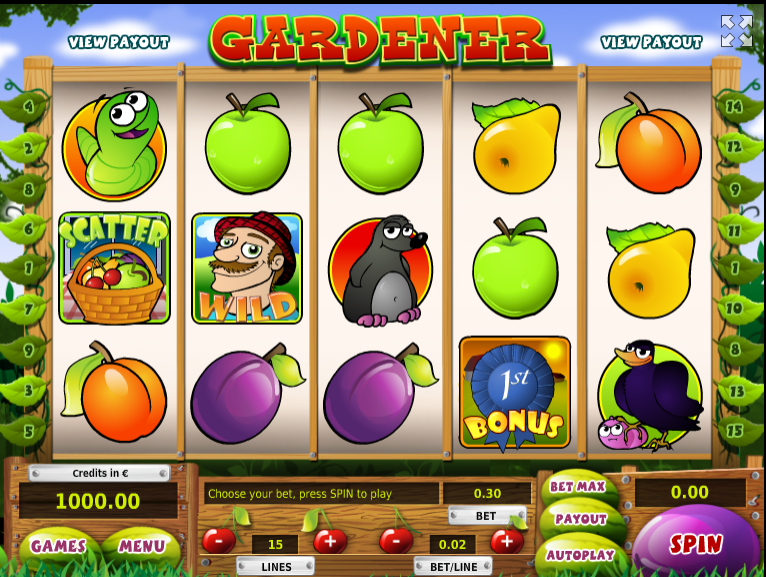 Gardener Free Online Slot