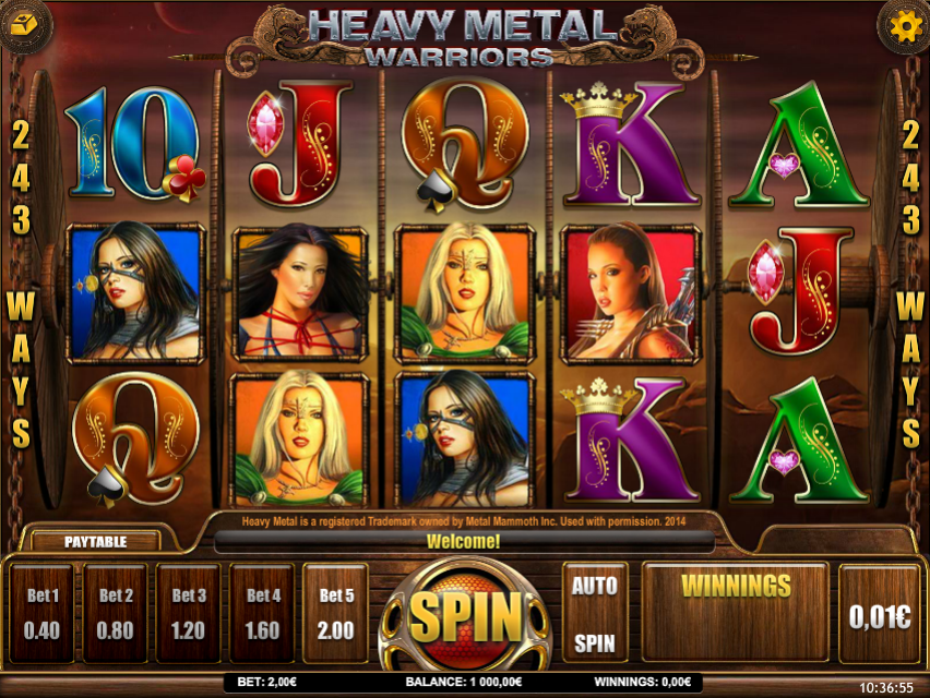 Free Heavy Metal:Warriors Slot Online