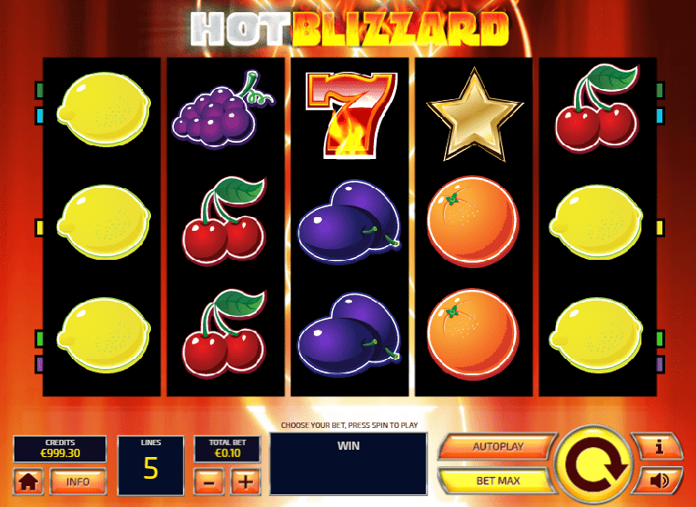 Hot Blizzard Free Online Slot