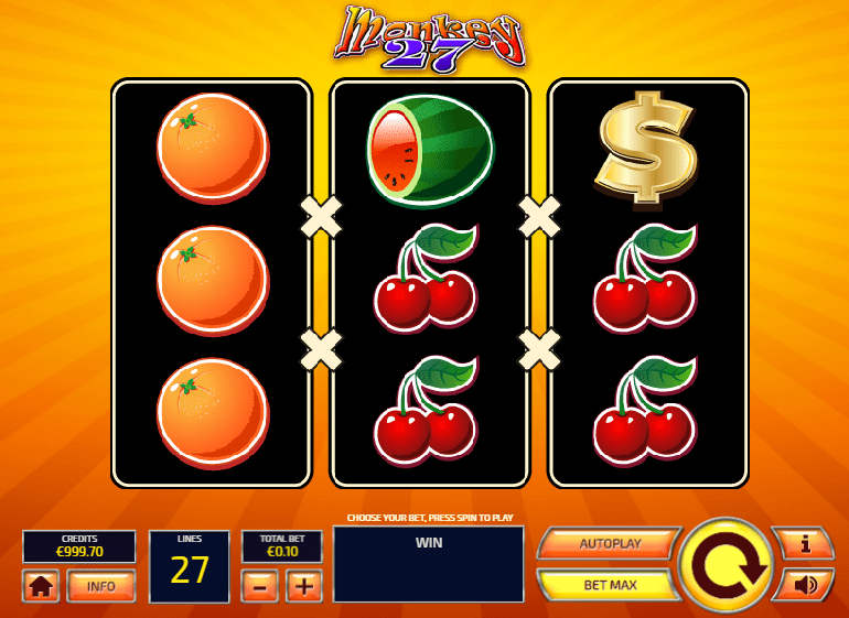 Free Monkey 27 Slot Online