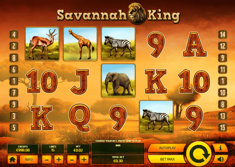 Free Savannah King Slot Online