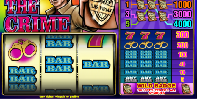 Slot Machine Stop the Crime Online Free