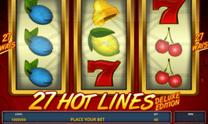 Free Slot Online 27 Hot Lines Deluxe