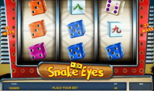 Free Snake Eyes Slot Online