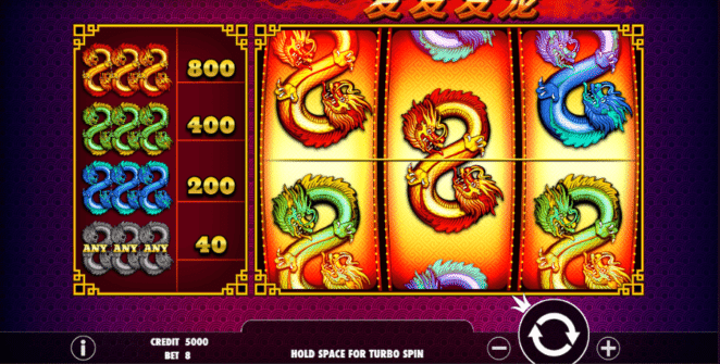 Free Slot Online 888 Dragons