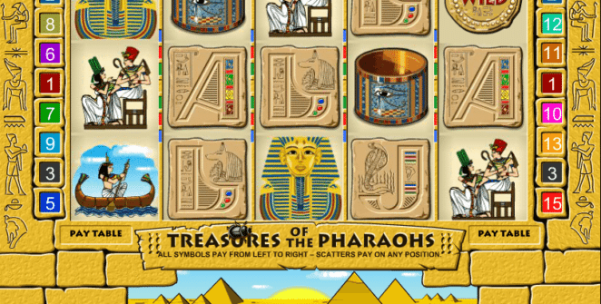 Treasures of the Pharaohs Free Online Slot