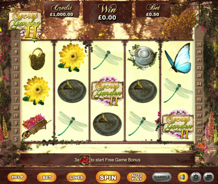 Free Secret Garden II Slot Online