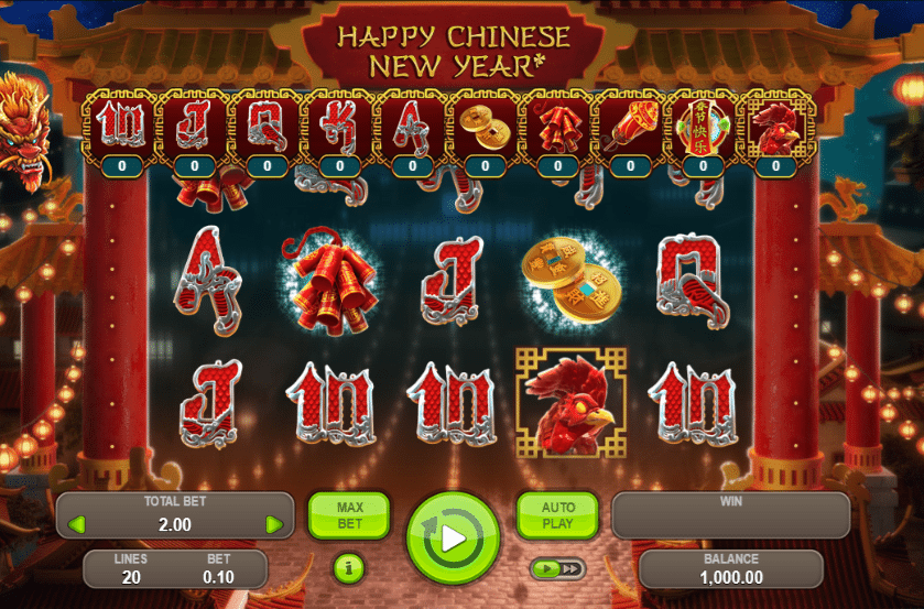 Slot Machine Happy Chinese New Year Online Free