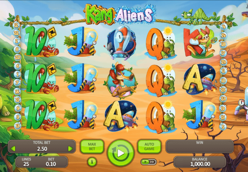 Slot Machine Kangaliens Online Free