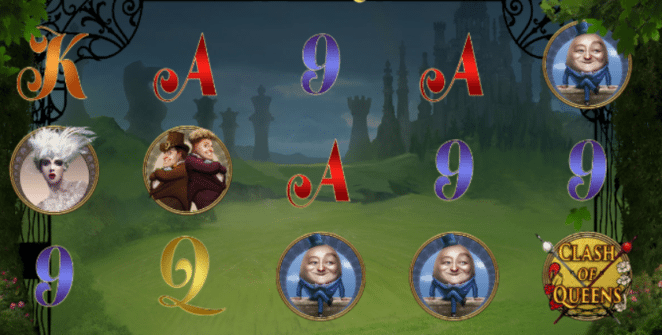Slot Machine Clash of Queens Online Free