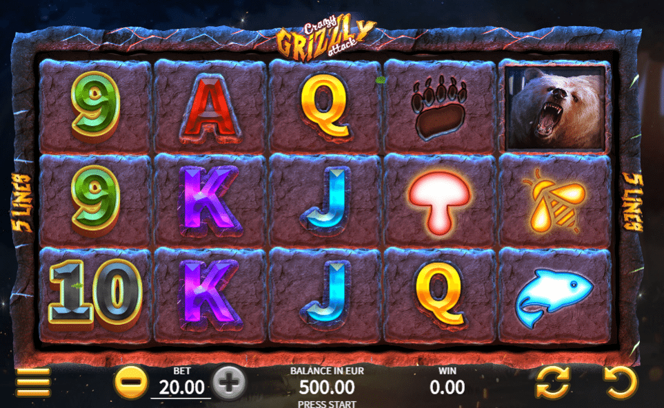 Free Crazy Grizzly Attack Slot Online
