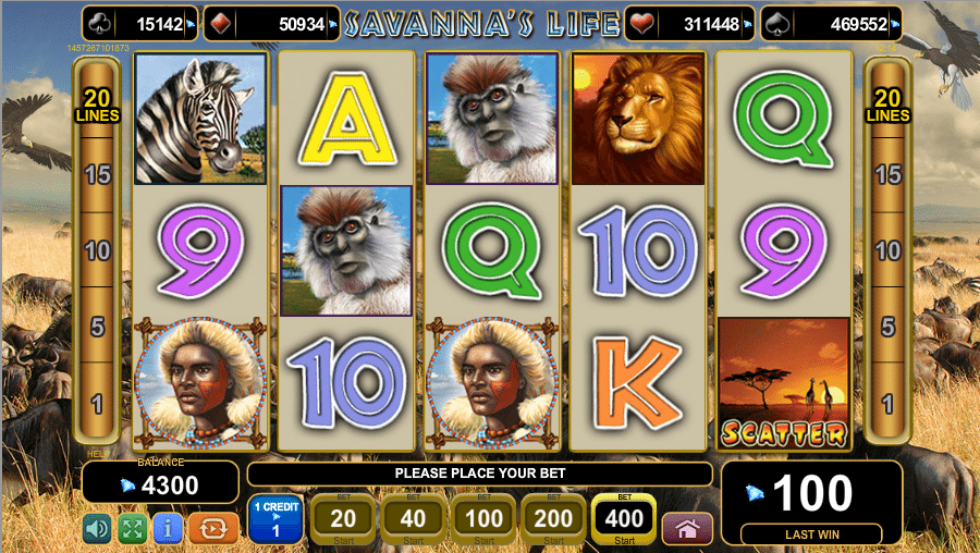 Savannas Life Free Online Slot