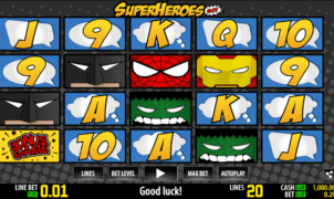 Slot Machine Super Heroes WM Online Free