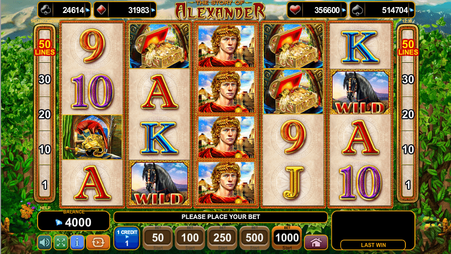 Slot Machine The Story of Alexander Online Free