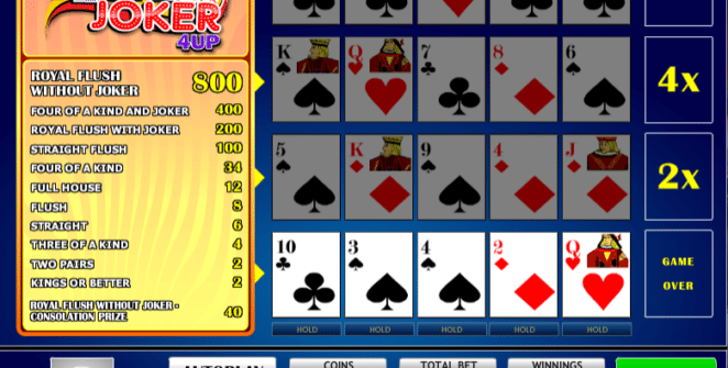 Free Joker Vegas 4UP Slot Online