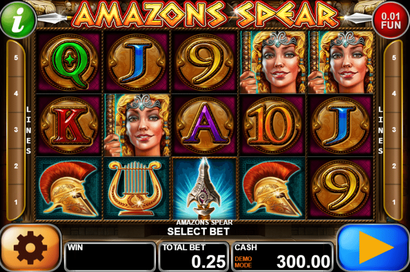 Slot Machine Amazons Spear Online Free