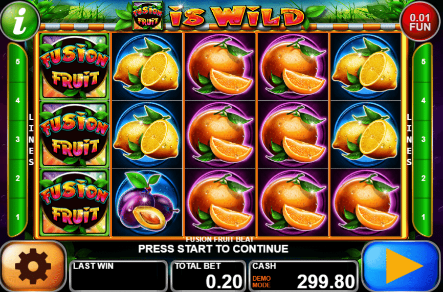 Slot Machine Fusion Fruit Beat Online Free