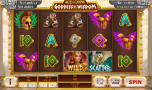 Slot Machine Age of Gods Goddess of Wisdom Online Free