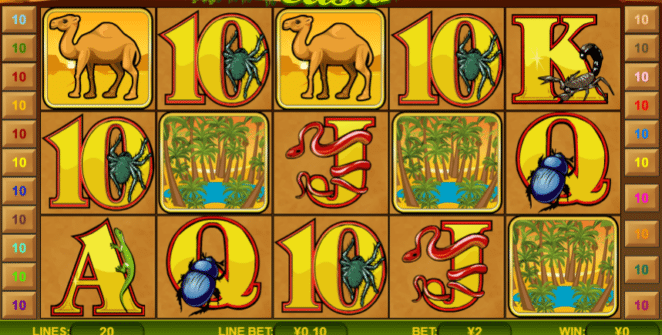 Desert Treasure Free Online Slot