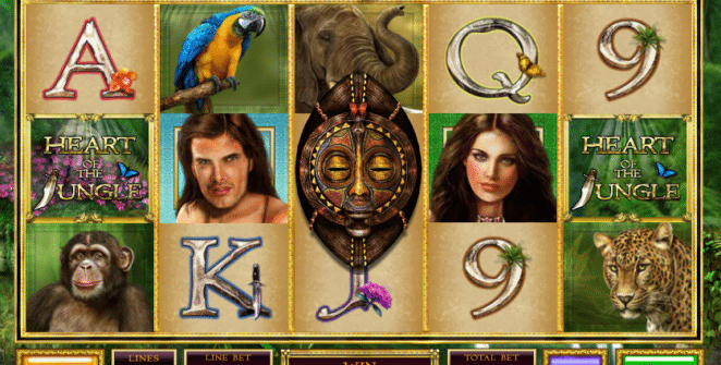 Free Slot Online Heart of the Jungle