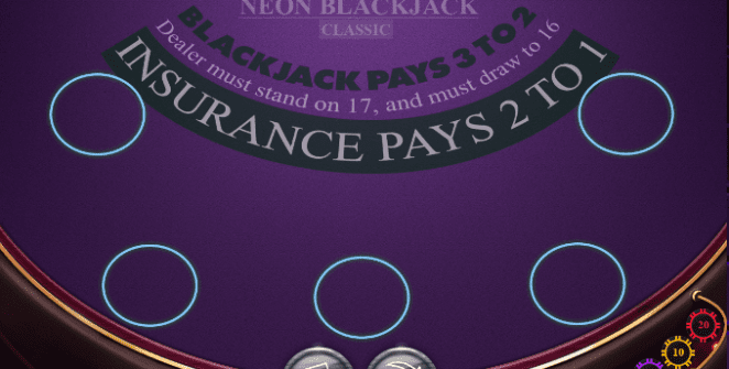 Free Neon Blackjack Classic Slot Online