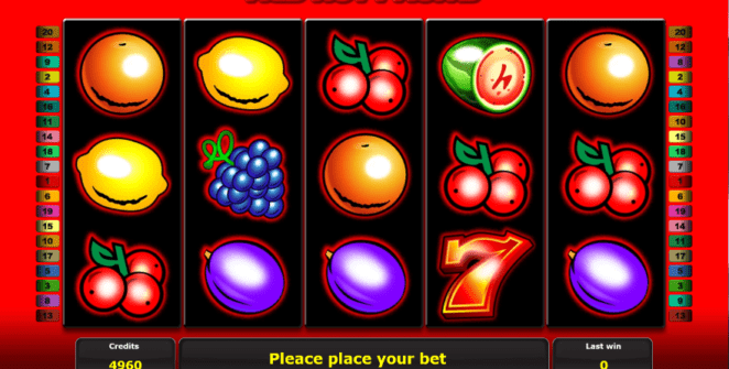 Free Slot Online Red Hot Fruits