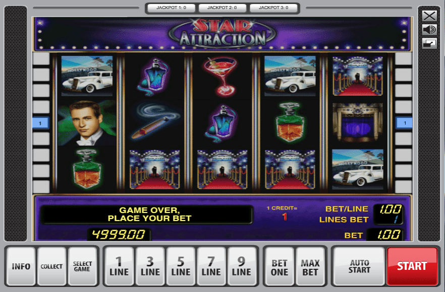 Slot Machine Star Attraction Online Free