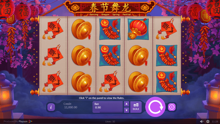 Free Dancing Dragon Spring Festival Slot Online