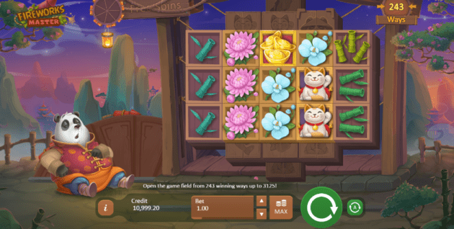 Slot Machine Fireworks Master Online Free