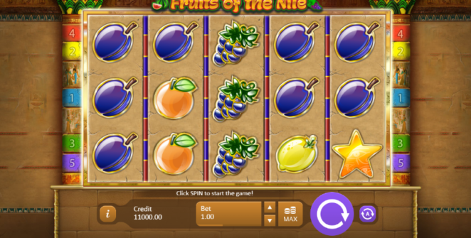 Slot Machine Fruits of the Nile Online Free