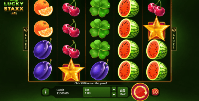 Slot Machine Lucky Staxx 40 lines Online Free