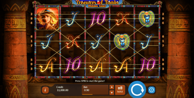 Free Treasures of Tombs Hidden Gold Slot Online