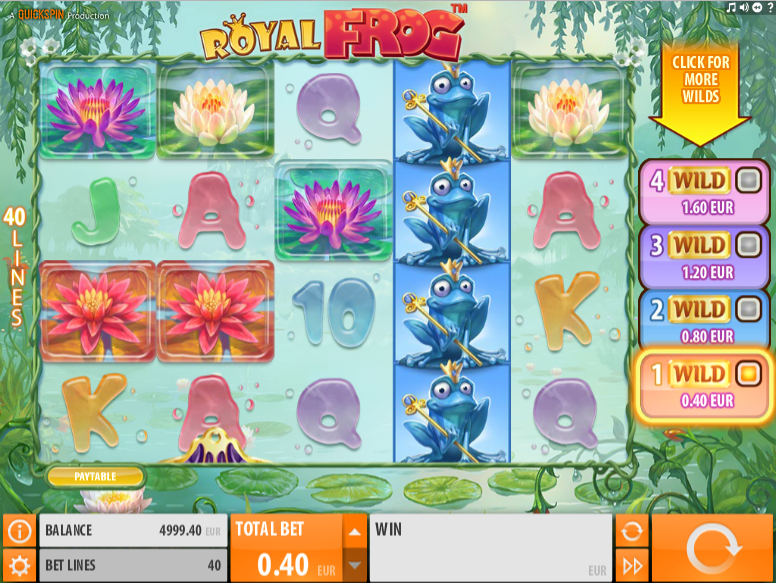 Slot Machine Royal Frog Online Free