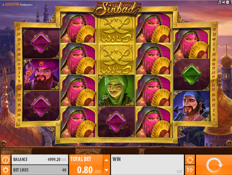 Free Sinbad QuickSpin Slot Online