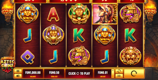 Free Aztec Coins Slot Online