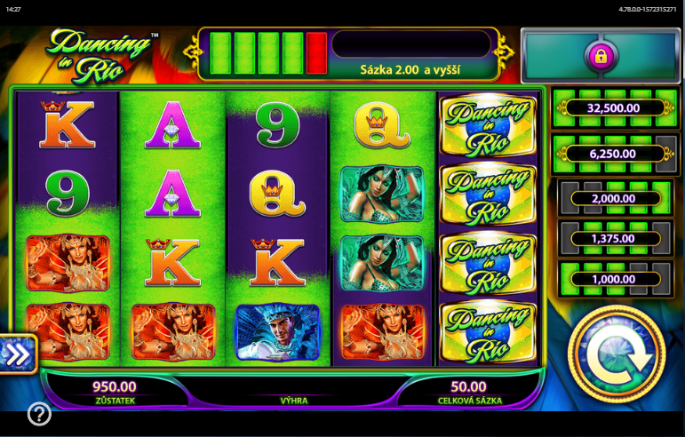 Slot Machine Dancing in Rio Online Free