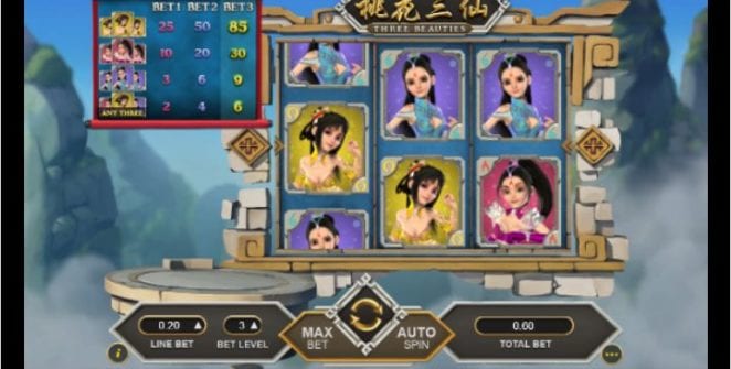 Slot Machine Three Beauties Online Free