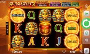 Free Sun of Egypt 2 Slot Online