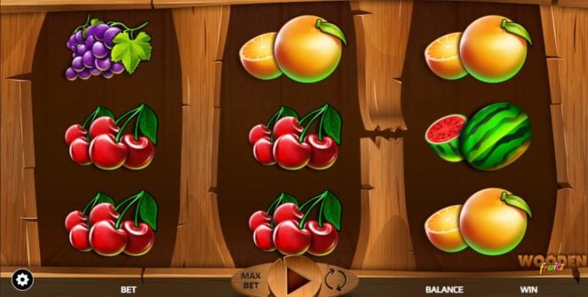 Slot Machine Wooden Fruits Online Free