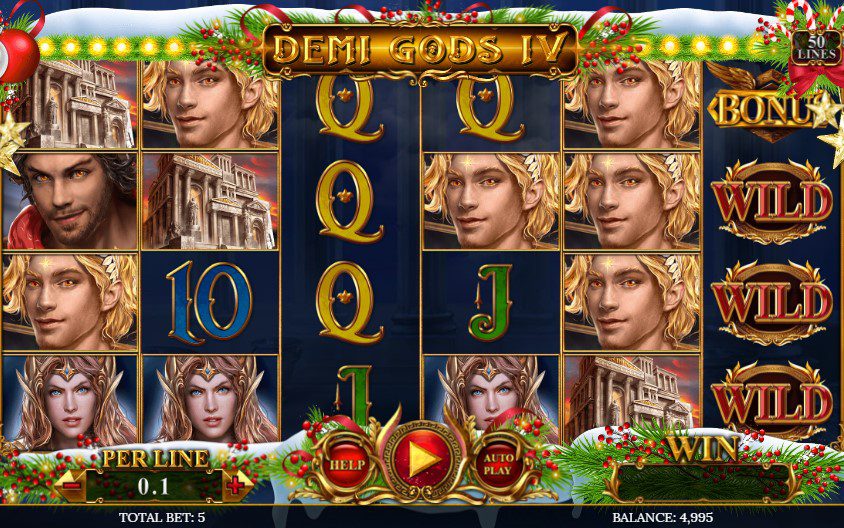 Free Slot Online Demi Gods 4 X-mas
