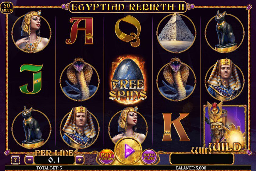 Slot Machine Egyptian Rebirth 2 Online Free